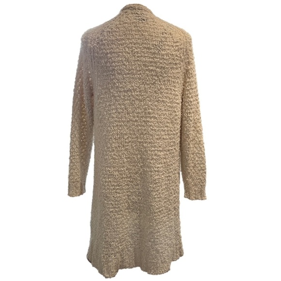 Massimo Dutti cream knit duster cardigan sweater small. - Picture 2 of 4